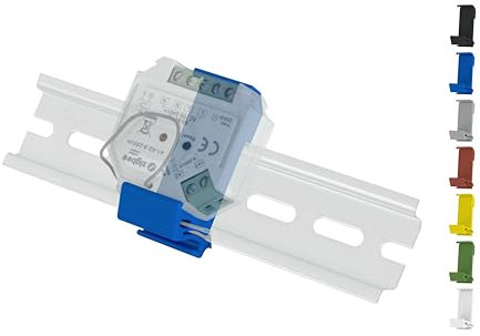 Hutschienenhalter/Adapter Flat für Zigbee DIN Rail bracket (35mm) (Blau)