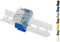 Hutschienenhalter/Adapter Flat für Zigbee DIN Rail bracket (35mm) (Blau)