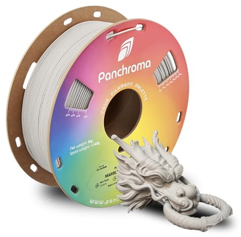 Polymaker Panchroma Marmor PLA Filament, Marmor Kalkstein 1.75mm, 1kg, 3D-Drucker PLA Filament, FDM Kompatibel
