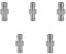 4 mm Luer-Lock-Adapter, Kupplung, Buchse auf Buchse, Anschlussschloss, Hardware-Steckverbinder, Teil, rostfrei, Luer-Lock-Steckverbinder, weibliches Sortiment