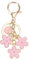 PATIKIL Portachiavi Charm con Fiore Rosa, Grazioso Portachiavi Smaltato con Iniziale Floreale e Ciondolo con Lettera R per Donna, Borsa, Zaino, Accessori