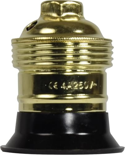 Douille E27 Acier Laitonne (Lot de 6)
