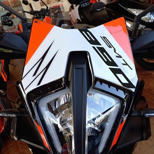labelbike - Adesivo in Resina Gel 3D Protezione Frontale cupolino moto compatibile con KTM 890 SMT 2025