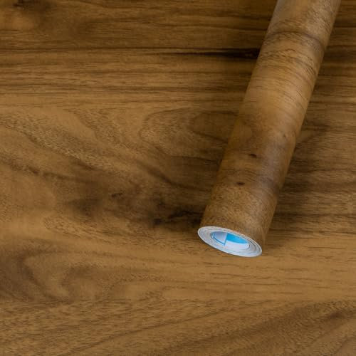 Fantasnight Sticky Back Plastic 30 X 200cm, Wood Effect Self Adhesive Vinyl Peel and Stick Wallpaper Oak, Waterproof Vinyl Film Decorative Furniture Stickers for Wardrobe Wall Countertop