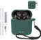 Funda protectora para auriculares TOZO T6, duradera y respetuosa con el medio ambiente, con orificios precisos y compatibilidad de carga, resistente a los golpes, tacto cómodo, verde