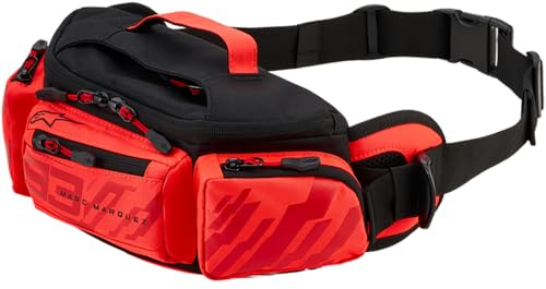 Alpinestars MM93 Gürteltasche, neon-rot/rot/schwarz, Einheitsgröße