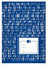 Kartenkaufrausch 16 Lustige DIN A4 Schulhefte, Schreibhefte mit Satzzeichen Emojis in blau Lineatur 21 (liniertes Heft)