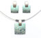 Titan Schmuck-Set. Absolut kein Risiko auf Allergien Handgefertigte Schmuckstücke. Lieferbar in verschiedenen Farben
