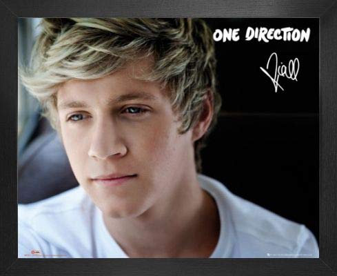 1art1 One Direction Poster Mini-Poster und MDF-Rahmen - Midnight Memories, Niall (50 x 40cm)