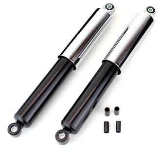 Stoßdämpfer Satz Federbeine mit Chrom Hülse für Hinten 340mm Simson