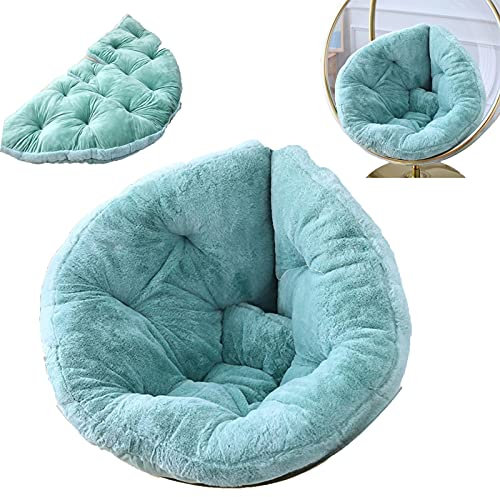 CFMZ Sitzkissen HäNgesessel Rund, Kissen für HäNgesessel Korb XXL, HäNgesessel Polster Outdoor, 100cm Groß HäNgesessel Kissenbezug, Multifunktional Komfortabel Polste Yadlan Green-70 * 40