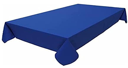 Hochwertige Tischdecke Tischwäsche aus 100% Baumwolle Kollektion Konzept, Farbe & Größe wählbar (Tischdecke - 40x40cm, Royalblau)