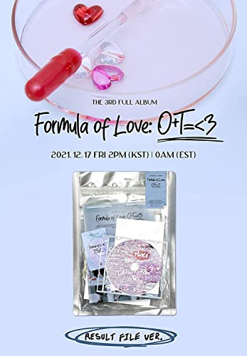 JYP ENT. Zweimal – Formula of Love: O+T = <3 [Ergebnisdateiver.] Album+Extra Photocards Set, JYPK 1309