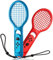 Kethvoz Tennisschläger Tennis Racket for Nintendo Switch Game, Mario Tennis Aces Spiele Tennis Schläger für N-Switch OLED Lite Joy-Con Konsole Controllers in Swing Mode (2 Stück, Blau & Rot)