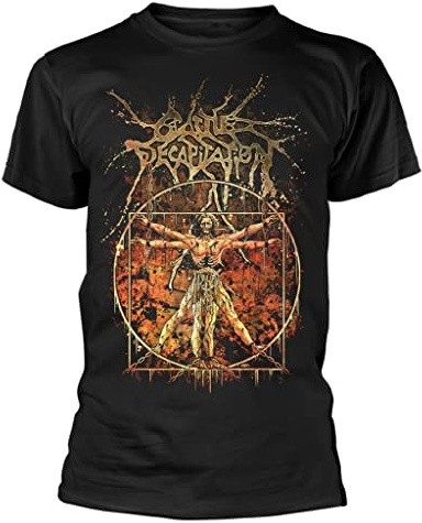 Plastic Head Cattle Decapitation 'Vitruvian' (Black) T-Shirt (Medium)