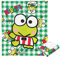 NORTHWEST Keroppi Silk Touch Überwurfdecke, 127 x 152,4 cm, Playtime Plaid