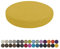 Lsjoaw Rund Sitzkissen Stuhlkissen 40 X 40 X 8CM(1 Pieces) Leinen Sitzpolster Abnehmbares Memory Schaum Runde Sitzauflage für Stuhl Bank Hocker Haus Küche Esszimmer Garten Büro,Gelb