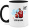 Tasse Tassen 325ml - zum Vatertag - Papa Geschenk I Geschenkidee Stiefpapa Bester Vater Geburtstag - 325 ml - Schwarz - beste vater-tasse vatertagsgeschenk vatertagsgeschenke sohn kaffeetasse