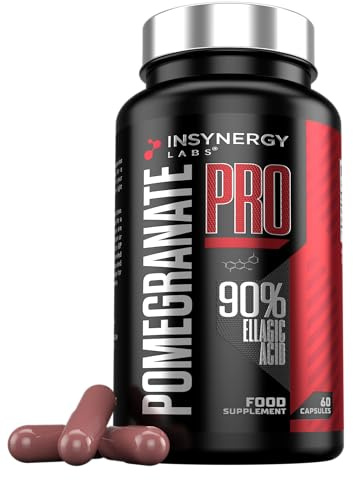 Pomegranate PRO 42,000mg + 90% Ellagic Acid Capsules | Premium Pomegranate Extract Powder 60 Tablets Supplement