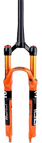 26/27,5/29 Zoll MTB-Fahrrad-Federgabel aus Magnesiumlegierung, konischer Gabelschaft und gerader Gabelschaft-Vorderradgabel (manuelle Sperre – Fernsperre),Manual Lockout,27.5inch