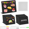 20 Stück Mini Kreidetafel Klein Buffet Schilder Tafel mit 5 kreide, Kleine Tafeln zum Beschriften Tischkarten für Buffet, Hochzeit, Party, Preisschilder, Café, 7.5 x 10cm