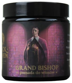 Slickhaven Grand Bishop Haarpomade 60ml / 120ml – Fruchtig-Orientalischer Duft – Handgefertigte Qualität, wasserbasiert, starker Halt, restylbar (60 ml)