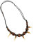 BEALIFE Einzigartige Unisex Halskette mit weißem Wolfszahn Anhänger, stilvolles Accessoire, prähistorische Höhlenmensch Stammes Gebetskette aus Holz, Tippe A