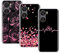 EuoDuo 3X Hülle für ZTE Blade V50 Vita/V50 2023 Silikon Handyhülle Liebesherz Rosa Blumen Motiv Weiche TPU Stoßfest Case Handyschutzhülle Cover für ZTE Blade V50 Vita/V50 2023