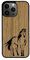 Enowood Coque en Bois de téléphone Iphone Artisanale - Cheval - Iphone 7/8 - Chêne, I7/8_Cheval_Che