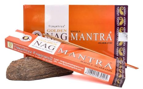 Anemone - Enecens Vijayshree Golden Premium - Natürliche und holzige Stäbchen - Packung mit 15g Dosen (Mantra, 1 Schachtel)