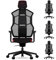 RECARO AER Essential 2-in-1 Gaming & Bürostuhl Ergonomisch [Büro-Zertifiziert] | Premium Polsterung | Made in Germany | flexibel einstellbar - bis 150kg, Ruby Red