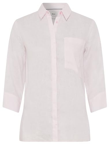 BRAX Style Vicki Bluse aus Leinen mit verdeckter Knopfleiste