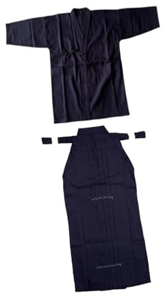 Ronyme Kendo Uniforme Set Ninjas Iaido Adultos Kung Fu Ropa Judo Aikido Samurai Hakama