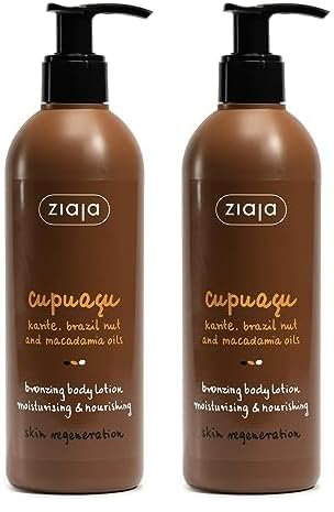 Ziaja Cupuazú Loción Corporal Bronceadora 300 ml (Paquete de 2)