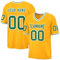 Personalisiert American-Football-Trikot Custom Football Jersey für Männer Damen Kinder Herren-Sporthemden mit Teamname Namen Nummer & Logo Personalisierte Schnelltrocknend Atmungsaktiv T-Shirt