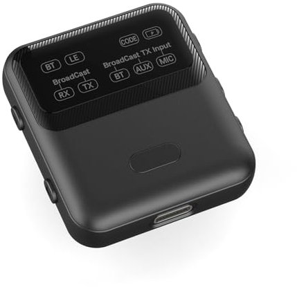eppfun Ricevitore Bluetooth 5.4 Hi-Fi, LE Audio/APTX-Adaptive Adattatore Audio Bluetooth con 3.5mm AUX per sistema stereo in stream