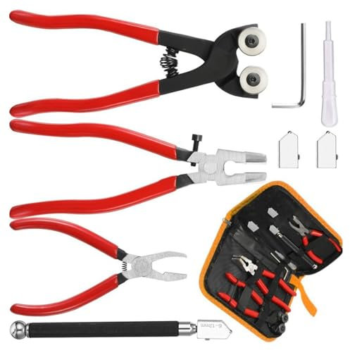 Pince coupante multifonction pour carrelage et verre adaptée pour des applications de coupe polyvalentes, coupe précise, réduction de la fatigue