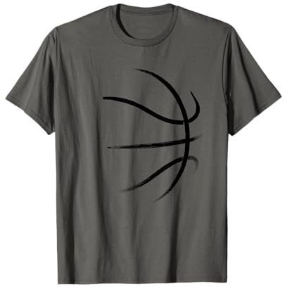 Basketball Linie Motiv - Deutschland Basketball T-Shirt
