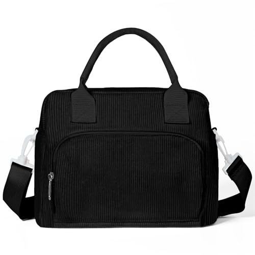 Aucuu Bolsa Térmica Porta Alimentos, Nevera portatil, 12L Bolsa Comida Trabajo Loncheras de Trabajo, Bolsa de Almuerzo Reutilizable Aislamiento, Spallacci Regolabili, Viajes, Picnic, Oficina
