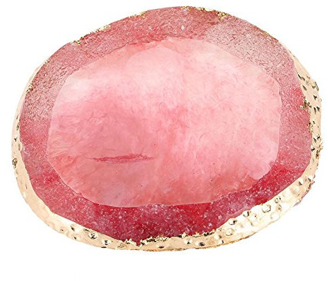 Resin Nail Art Paint - Golden Resin Stone Color Mixing Dish for Manicure Nail DIY Tool - Polish Mix Palette - DIY Nail Art Kit (Red)