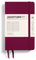 LEUCHTTURM1917 359699 Notizbuch Pocket (A6) Hardcover, 187 nummerierte Seiten, liniert, Port Red