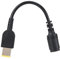 ASHATA Netzteil, Netzteil Adapter Konverter Kabel Kabel Laptop Netzteil Runder Port zu Quadratischer Port X240 X1 G405 Konvertierungsleitung Für Laptops