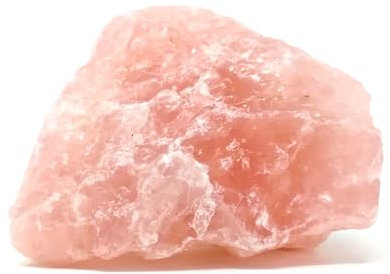 PURAJA Grande Pezzo di Quarzo Rosa Naturale | Cristallo per Computer, Acqua, Pietra Curativa e Decorazione