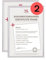 walther design Bilderrahmen silber 21 x 29,7 cm (DIN A4) Doppelpack, New Lifestyle Kunststoffrahmen KV130SD