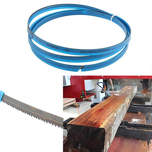 Three T Lames de scie à ruban bimétal 1400MM * 6.35MM * 14 TPI pour couper le métal