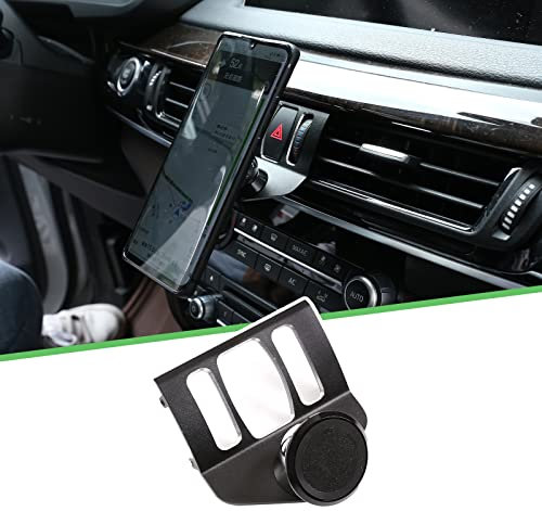 LLKUANG 360-Degree Rotary Cell Phone Holder Mobile Phone Mount for BMW X5 F15 2014-2018, X6 F16 2015-2019 Black (Black)