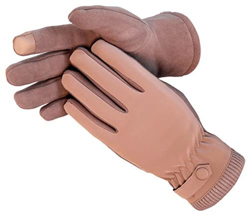 Kingmate KINGAMTE Guantes Invierno Termicos Tactiles Movil Hombre Mujer, Guantes Deportivos de Ciclismo Running Conductor Moto Correr, Morado