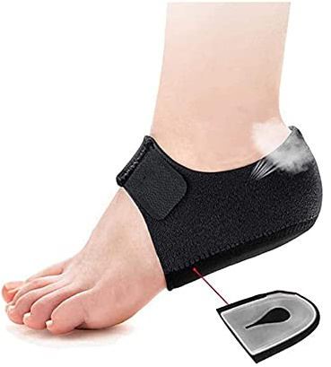 Protectores de talón,almohadillas 2PCS Protectores de gel para para fascitis plantar, tendinitis de Aquiles, cojín para aliviar el dolor y la presión del talón