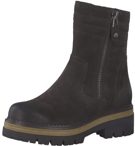 MARCO TOZZI Stivali In Pelle Da Donna 2-2-26439-29, Stivali alla moda Donna, Moka, 40 EU