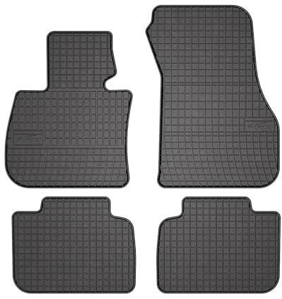 OMAC Gummi Fußmatten kompatibel mit BMW 2er Active Tourer F45 2014-2021 Matten Schwarz 4X